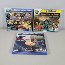 Big Fish PC Video Game Lot Unchartered Islands Redemption Cemetery Uncharted - £12.54 GBP