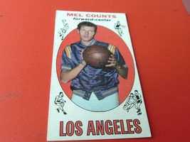 1969/70 Mel Counts Rookie #49 Topps Tall Boy Los Angeles Basketball !! - £35.37 GBP
