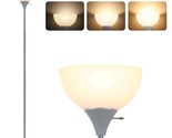 Floor Lamp, Led Standing Lamp 3 Way Dimmable Brightness Floor Lamp Rotar... - $42.99