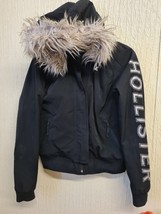 Hollister Black All Weather Outdoor Jacket Size XS Express Shipping - £17.67 GBP