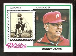 Philadelphia Phillies Danny Ozark 1978 Topps # 631 VG/EX - £0.39 GBP