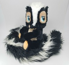 12&quot; Disney Parks Bambi Flower Skunk 40&quot; Long Boa Tail Stuffed Animal Plush Toy - £56.94 GBP