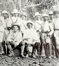 Cuban Staff Officers Victorian 1898 Print Cuba&#39;s Freedom Spanish War DWU15 - $29.99