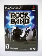 Rock Band Authentic Sony PlayStation 2 PS2 Game 2007 - £2.90 GBP