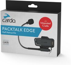 Cardo PACKTALK Edge Half Helmet Kit w/ Integrated Cradle -New - $63.38 CAD