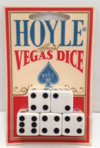 Hoyle Official Vintage Vegas Dice Set of 5 Dice Model #8190 New Sealed B... - $6.43