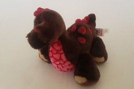 Ganz Cocoa Dinosaur Webkinz HM338 Plush 8&quot; Stuffed Animal Brown Red No C... - £4.71 GBP