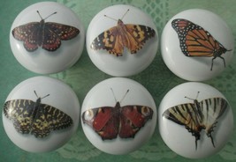 Cabinet Knobs Butterflies Butterfly #8 @Pretty@ (6) Insect - $31.68