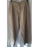 Big Bud Press Pants Large Peitite Green Trouser Pleated High Rise Wide L... - $1,046.57 MXN