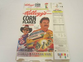 Empty Cereal Box Kellogg's Richard P Corn Flakes 1996 Terry Labonte 18 Oz [Z201] - $12.73