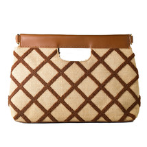 Women&#39;s Handbag Laura Ashley VALETTA-QUILTED-TAN Brown 30 x 20 x 9 cm (S0368598) - £99.58 GBP