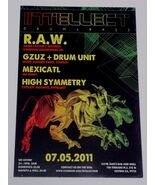 R.A.W. Concert Poster Card Covina 2011 Mexicatl Gzuz + Drum Unit High Sy... - €17,28 EUR