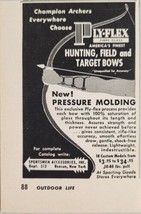 1956 Print Ad Ply-Flex Fiberglass Hunting &amp; Target Bows Archery Beacon,NY - £7.06 GBP