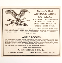 1967 Flayderman Antique Arms Advertisement Gun Catalog Connecticut F13C - $19.99