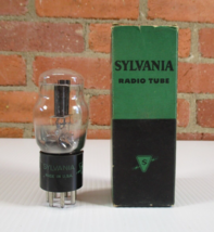 Sylvania Type 53 Vacuum Tube Black Plate Dual [] Getters TV-7 Tested New... - $15.50