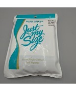 Just My Size Pantyhose 3X Off Black Silky Sheer Toe Light Control - $180.77 MXN