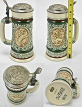 Vintage AVON Lidded Beer Sporting Stein Mug Rainbow Trout English Setter  - $39.55