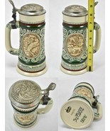 Vintage AVON Lidded Beer Sporting Stein Mug Rainbow Trout English Setter  - £31.57 GBP