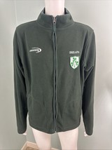 Men&#39;s Landsdowne Ireland Bottle Green Full Zipper Fleece Jacket Sz XL - €24,47 EUR