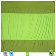 Large Beach Blanket Handy Sand MatExtra Size 9 x 10ft Holds 7 Adults - £29.50 GBP