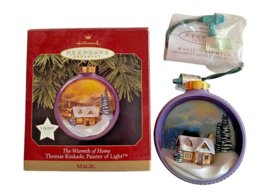 Thomas Kinkade Christmas Ornament The Warmth of Home NEW in Box Light Up... - £10.13 GBP