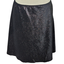 Black Glitter Skirt Size Large  - £19.71 GBP