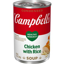 Campbell&#39;s Condensed Healthy Request Chicken with Rice Soup, 12 Pak , 10... - £24.37 GBP