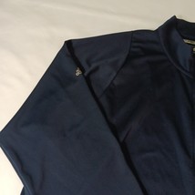 Adidas Climalite Men's Blue Full Zip Pockets Long Sleeve Shirt Size Large L image 10