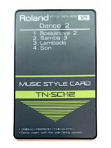 Roland ROM Card TN-SC1-12 Dance 2 for Pro-E E-5 E-20 E-30 RA-30 RA-50 CA... - $49.99