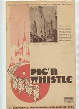 Pig&#39;n Whistle Menu Market Street San Francisco California 1939 Golden Gate Expo  - £53.80 GBP