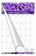 2023 Wall Calendar Spiral-bound Twin-Wire Binding - 12 Months 8.5&quot; x 11&quot;  04 - £10.11 GBP