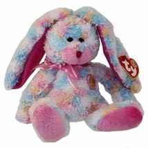 Fritters the Fuzzy Pastel Spotted Bunny Ty Beanie Baby Retired MWMT BBOM Mar2005 - £12.61 GBP
