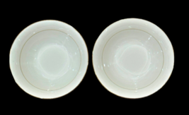 Royal Majestic Fine China D&#39;or White Bowls Lot of 2 9 Inch with Gold Rim... - $17.24