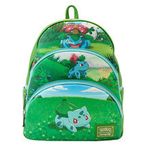 Pokemon Bulbasaur Evolutions Mini Backpack By Loungefly Green - £51.76 GBP