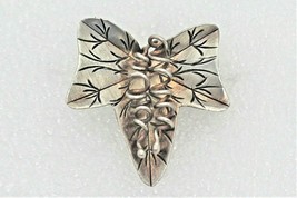 Vintage Flower Pendant REAL SOLID .925 Sterling Silver 7.4 g - £58.75 GBP