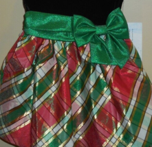Bonnie Jean Girls 18 Month Holiday Christmas Dress Red Green Plaid New - $27.71