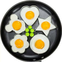 Stainless Steel Fried Egg Pancake Shape Molds Omelet Mold Cooking Tools ... - $9.72+