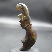Antigua piedra verde jade animal místico talla piedra colgante amuleto j... - $828.38 MXN