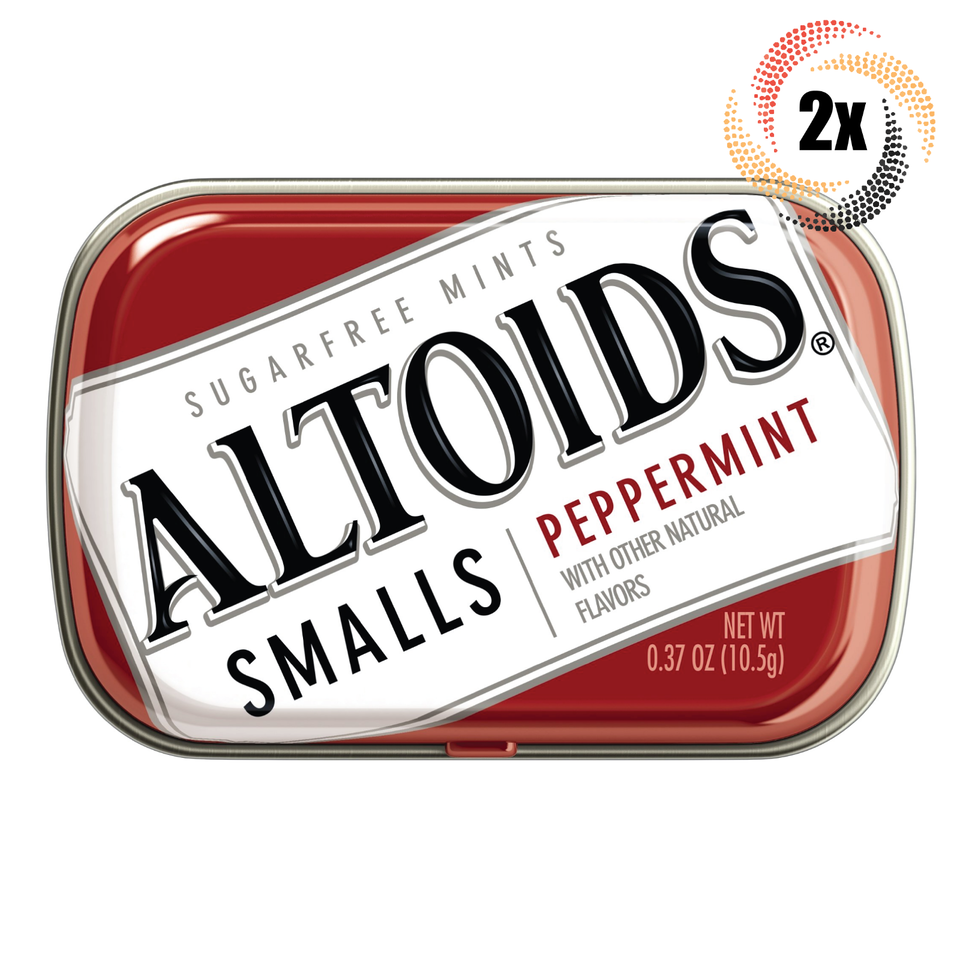 2x Tins Altoids Smalls Peppermint Flavor Mint | 50 Mints Per Tin | Fast ... - $10.05