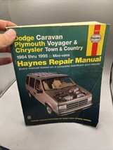 Haynes Repair Manual 30010 Dodge Caravan Plymouth Voyager Chrysler  1984... - $11.87