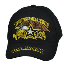 US Army black ball cap &quot;We hold the cards&quot; - £15.84 GBP