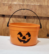 Vintage 1986 McDonalds McPunks Halloween Pumpkin Bucket Pail Original No Lid - $11.30