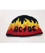 AC/DC Beanie Cap Hat Highway to Hell Fire Flames OFFICIAL AC/DC Concept One - $721.31 MXN