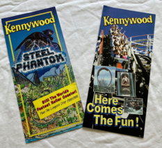 Kennywood amusement park vintage roller coaster pamphlets steel phantom ... - €16,85 EUR