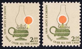 1611, Mint NH $2 With HUGE ORANGE Color Shift Error With Normal - Stuart Katz - £117.20 GBP