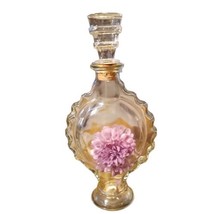 Frances Harriet Foaming Bath Oil Empty Glass Decanter Vintage 12&quot;tx6&quot;w - £22.52 GBP