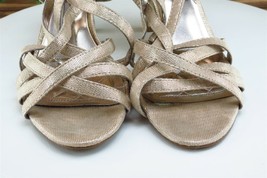 Alfani Sz 8 M Brown Strappy Synthetic Women Sandals - £13.25 GBP