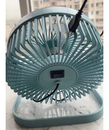 Tocnoda Electric fans, 360° adjustable tilt USB Powered Desk Fan - £6.97 GBP