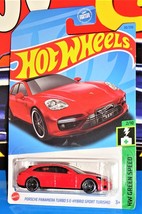 Hot Wheels 2023 Green Speed Porsche Panamera Turbo S E-Hybrid Sport Turismo Red - £1.98 GBP