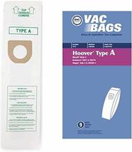 DVC Replacement Vacuum Bags Type A Fit Hoover Convertible, Elite, Legacy, Decade - £16.25 GBP